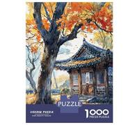 Jigsaw Puzzles 1000 Pieces for Teenagers Traditional Autumn Abode Teenager Puzzles Relax Games Stress Reliever Deal As Gifts for The Whole Family 52x38cm/1000pcs