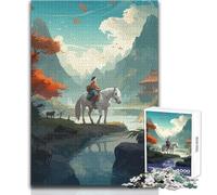 Jigsaw Puzzles 1000 Pieces for Teenagers Tranquil Passage Toys Educational Games Tough Challenge Gift For Birthdays Size 50x75cm