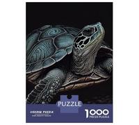 Jigsaw Puzzles 1000 Pieces for Teenagers Turtle Drawn Puzzles for Adults DIY Toys Precision Cutting Help The Brain Exercise 52x38cm/1000pcs