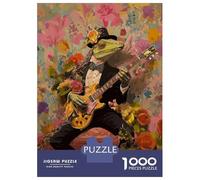 Jigsaw Puzzles 1000 Pieces for Teenagers Tuxedo Lizard Guitarist Jigsaws for Adults Relaxing Games Analysis And Logic for Birthday, Chrismas 70x50cm/1000pcs