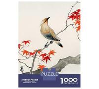 Jigsaw Puzzles 1000 Pieces for Teenagers Ukiyo E Plague Bird on Map Jigsaws for Adults Relaxing Games Analysis And Logic for Birthday, Chrismas 38x26cm/1000pcs