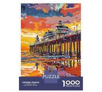 Jigsaw Puzzles 1000 Pieces for Teenagers Weston-super-Mare Pier Adult Jigsaw Hands-on Game Wall Art Deal As Gifts for The Whole Family 70x50cm/1000pcs