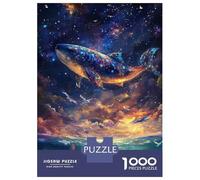Jigsaw Puzzles 1000 Pieces for Teenagers Whale in The Stars Puzzle for Adults Brain Teaser Game Stress Reliever for Birthday, Chrismas 70x50cm/1000pcs