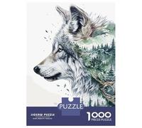 Jigsaw Puzzles 1000 Pieces for Teenagers Wolf Nature Teenager Puzzles Relax Games Stress Reliever Deal As Gifts for The Whole Family 70x50cm/1000pcs