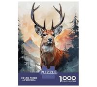 Jigsaw Puzzles 1000 Pieces for Teenagers Woodland Wanderer Puzzles for Adults DIY Toys Precision Cutting Help The Brain Exercise 38x26cm/1000pcs