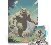 Jigsaw Puzzles 1000 Pieces for teenagers Yeti Illustration Spiele Spielzeug Geschenk einzigartiges Herausforderungsspiel38x26cm