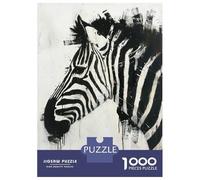 Jigsaw Puzzles 1000 Pieces for Teenagers Zebra Elegance Painting Jigsaws for Adults Fun Games Perfect Decoration Unique Birthday And Gifts 70x50cm/1000pcs