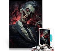 Jigsaw Puzzles 1000 Pieces for teenagers Zombie Scary Grin Spiele Spielzeug Geschenk Wunschliste mit dem Weihnachtsmann75x50cm