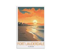 Jigsaw Puzzles 1000 Pieces Fort Lauderdale Florida paper Puzzle Jigsaw Puzzle Artwork Intellective Educational Toys Gifts 38x26cm