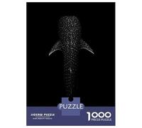 Jigsaw Puzzles 1000 Pieces Gentle Giant Whale Shark Adult Jigsaw Puzzle Brain Teaser Game Analysis And Logic Christmas Birthday Gifts 38x26cm/1000pcs
