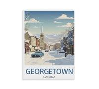 Jigsaw Puzzles 1000 Pieces，Georgetown Canada Ski，Paper Children Games Educational Toys 38x52cm-X97