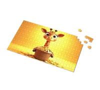 Jigsaw Puzzles 1000 Pieces Golden Giraffe Savings Bucket Picture Puzzle Puzzles For Toddlers 2-4 Girl Toys Age 4-5(500PCS)