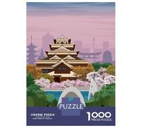 Jigsaw Puzzles 1000 Pieces Hiroshima Travel Print Adult Jigsaw Puzzle Brain Teaser Game Analysis And Logic Christmas Birthday Gifts 70x50cm/1000pcs