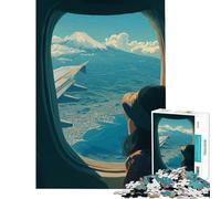 Jigsaw Puzzles 1000 Pieces I Left My Heart in Japan Family Game Brain Intelligence Challenge Addictive Toys Great Gifts for Games Birthday Present (Size 38x52cm)