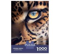 Jigsaw Puzzles 1000 Pieces Jaguars Gaze Puzzles for Adults Hands-on Game Staycation Kill Time Christmas Birthday Gifts 70x50cm/1000pcs