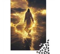 Jigsaw Puzzles 1000 Pieces Jesus Walking On Water Jigsaw 52x38cm/1000pcs Gift For Kids Challenging Creative Educational Games DIY Cardboard