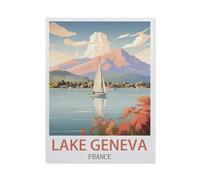 Jigsaw Puzzles 1000 Pieces,Lake Geneva Wisconsin,paper Children Games Educational Toys(50x70cm)-AC56