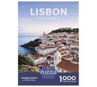 Jigsaw Puzzles 1000 Pieces Lisbon Portugal Cityscape Adult Jigsaw Puzzle Brain Teaser Game Analysis And Logic Christmas Birthday Gifts 52x38cm/1000pcs