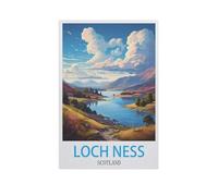 Jigsaw Puzzles 1000 Pieces，Loch Ness Scotland，Jigsaw Toy Family Game Wall Decor for Adults Teens（75x50cm）-AJ52