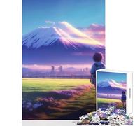 Jigsaw Puzzles 1000 Pieces Lofi Solitude Puzzle For Teenagers Precision Cutting for Birthday, Chrismas Deal As Gifts for The Whole Family (50x75cm)