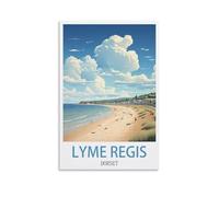 Jigsaw Puzzles 1000 Pieces,Lyme Regis Dorsets,Puzzle 1000 Pieces, Relaxing and Challenging Gift for Adults, Teens, Seniors 70x50cm