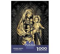Jigsaw Puzzles 1000 Pieces Mary Mother of Jesus Adult Jigsaw Puzzle Brain Teaser Game Analysis And Logic Christmas Birthday Gifts 52x38cm/1000pcs
