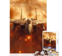 Jigsaw Puzzles 1000 Pieces Military Jets Combat Jigsaw Puzzles for Teenagers Staycation Kill Time Every Piece Is Unique - Brainteaser Family Games (50x75cm)