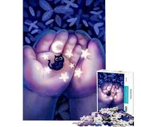 Jigsaw Puzzles 1000 Pieces Mini Cat Addictive Toys to Cultivate Patience Fun Games Perfect Decoration Gifts Birthday (Size 38x26cm)