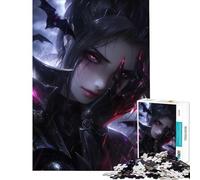 Jigsaw Puzzles 1000 Pieces Moonlight Vampire Family Game Brain Intelligence Challenge Addictive Toys Great Gifts for Games Birthday Present (Size 38x52cm)