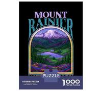 Jigsaw Puzzles 1000 Pieces Mount Rainier National Park Art Adult Jigsaw Puzzle Brain Teaser Game Analysis And Logic Christmas Birthday Gifts 38x26cm/1000pcs
