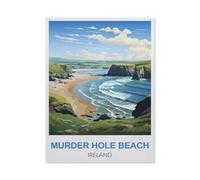 Jigsaw Puzzles 1000 Pieces，Murder Hole Beach Ireland，wooden Children Games Educational Toys（75x50cm）-R74
