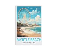 Jigsaw Puzzles 1000 Pieces Myrtle Beach South Carolina Paper Jigsaw Puzzle 1000 Pieces Adult Toys Decompression Game 52x38cm