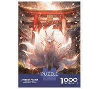 Jigsaw Puzzles 1000 Pieces Mystic Kitsune Gateway Adult Jigsaw Puzzle Brain Teaser Game Analysis And Logic Christmas Birthday Gifts 38x26cm/1000pcs