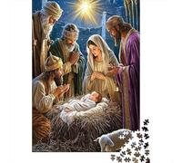 Jigsaw Puzzles 1000 Pieces Nativity Scene Painting Jigsaw 38x26cm/1000pcs Gift For Kids Challenging Creative Educational Games DIY Cardboard