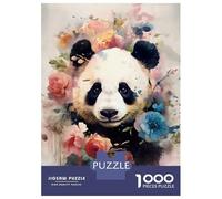 Jigsaw Puzzles 1000 Pieces Panda The Fluffy Wonder Puzzles for Adults Relaxing Games Difficult Challenge Fun at Home Activities, 52x38cm/1000pcs