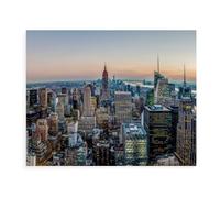 Jigsaw Puzzles 1000 Pieces，Panorama from the Rockefeller Center，1000pcs Toy for Adults And Kids Challenging Creative Educational Games DIY（50x70cm）-BD8