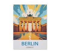 Jigsaw Puzzles 1000 Pieces Paper Assembling Picture，Berlin Germany，Adults Games Educational Toys（26x38cm）-EG21