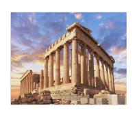 Jigsaw Puzzles 1000 Pieces Paper Assembling Picture，Breathtaking Parthenon Temple, Athens, Greece，Adults Games Educational Toys（50x70cm）-X1