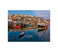 Jigsaw Puzzles 1000 Pieces Paper Assembling Picture，Cornwall, Great Britain，Adults Games Educational Toys（38x26cm）-AS44