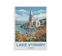 Jigsaw Puzzles 1000 Pieces Paper Assembling Picture，Lake Vyrnwy Powys，Adults Games Educational Toys（50x70cm）-GU40