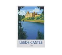 Jigsaw Puzzles 1000 Pieces Paper Assembling Picture，Leeds Castle Leeds，Adults Games Educational Toys（38x26cm）-FX60