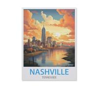 Jigsaw Puzzles 1000 Pieces paper Assembling Picture，Nashville Tennessee，Adults Games Educational Toys（50x70cm）-FG21