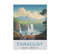 Jigsaw Puzzles 1000 Pieces paper Assembling Picture，Paraguay South America，Adults Games Educational Toys（26x38cm）-EG61