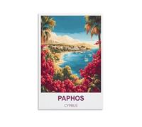 Jigsaw Puzzles 1000 Pieces Paphos Cyprus Jigsaw Puzzles Celebrate Christmas Puzzle Gift for Family and Friend 70x50cm
