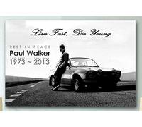 Jigsaw Puzzles 1000 Pieces Paul Walker Fast Furious Viage Poster For Adults Games Toys 26x38cmJ005