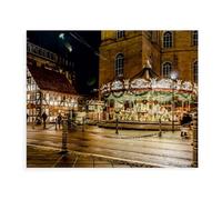 Jigsaw Puzzles 1000 Pieces Personalized Wooden Puzzle，Frankfurt City View，Adults from Photos Picture Puzzle for Family Wedding Christmas Birthday Gifts（75x50cm）-BE27