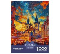 Jigsaw Puzzles 1000 Pieces Prague Castle Puzzles 38x26cm/1000pcs Gift For Kids Stress Reliever Family Game DIY Cardboard