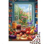 Jigsaw Puzzles 1000 Pieces Preserved Fruits Kitchen Puzzles 70x50cm/1000pcs Gift For Kids Stress Reliever Family Game DIY Cardboard