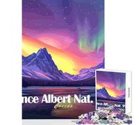 Jigsaw Puzzles 1000 Pieces Prince Albert National Park Illustration Puzzles for Teenagers Analysis And Logic Wishlist with Santa Claus Beautiful Design Game (38x26cm)
