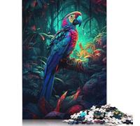 Jigsaw Puzzles 1000 Pieces Psychedelic Jungle Puzzle for Adults Paperboard Puzzles Christmas Puzzle Gifts 38x26cm/1000pcs